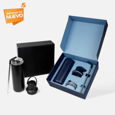 set de termo dacio personalizada con logo de empresa