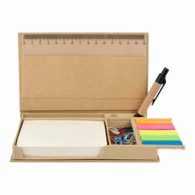 organizador regla postciks personalizada con logo de empresa