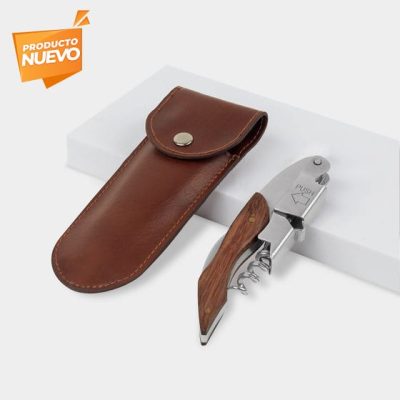 sacacorchos lignum personalizada con logo de empresa