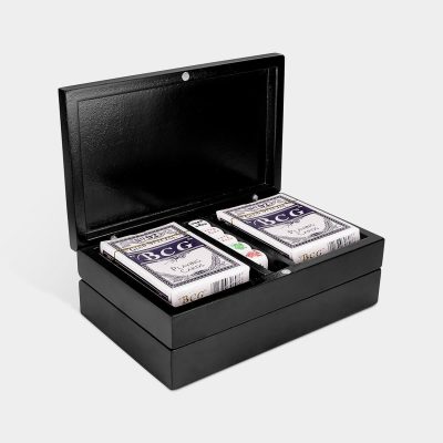 set de juego personalizado con logo de empresa