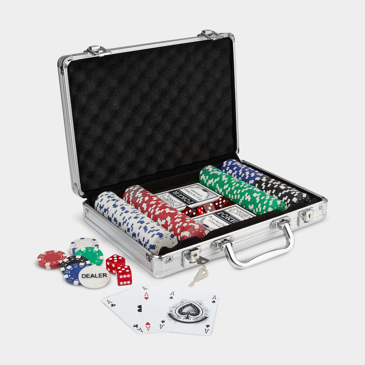 maletín de poker personalizado con logo de empresa
