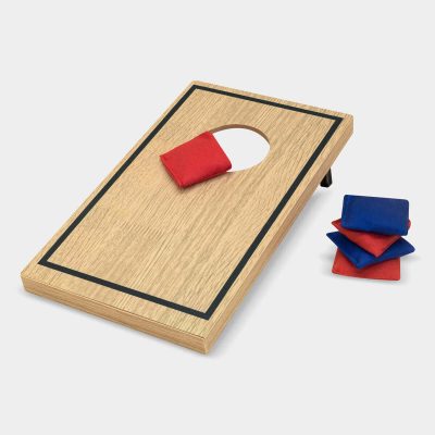 juego cornhole takoan personalizado con logo de empresa