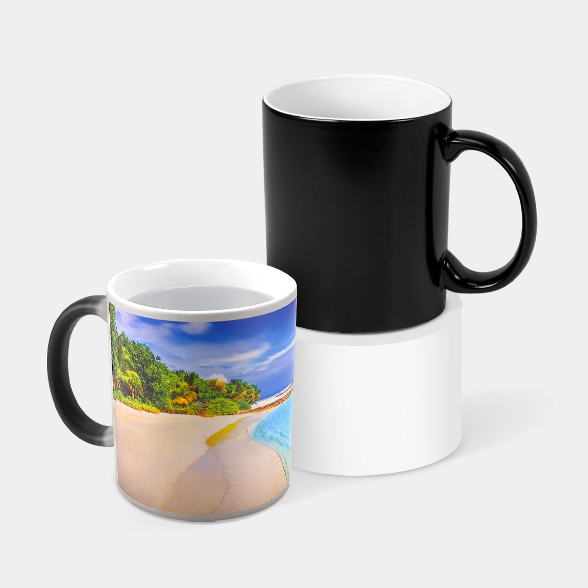 taza mágica para personalizada con logo de empresa