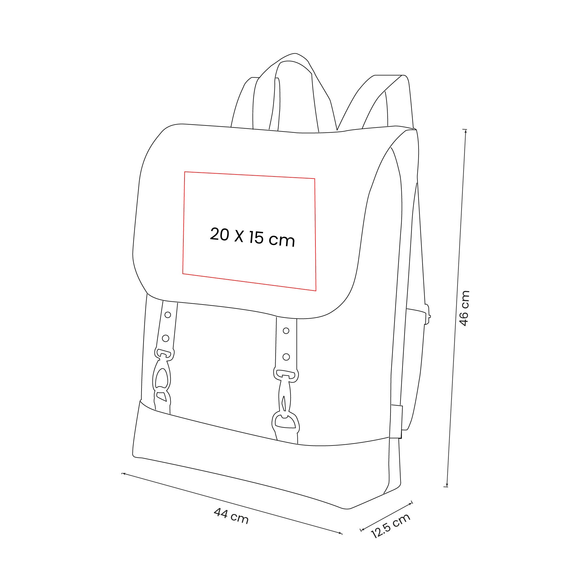 mochila natty personalizada con logo de empresa