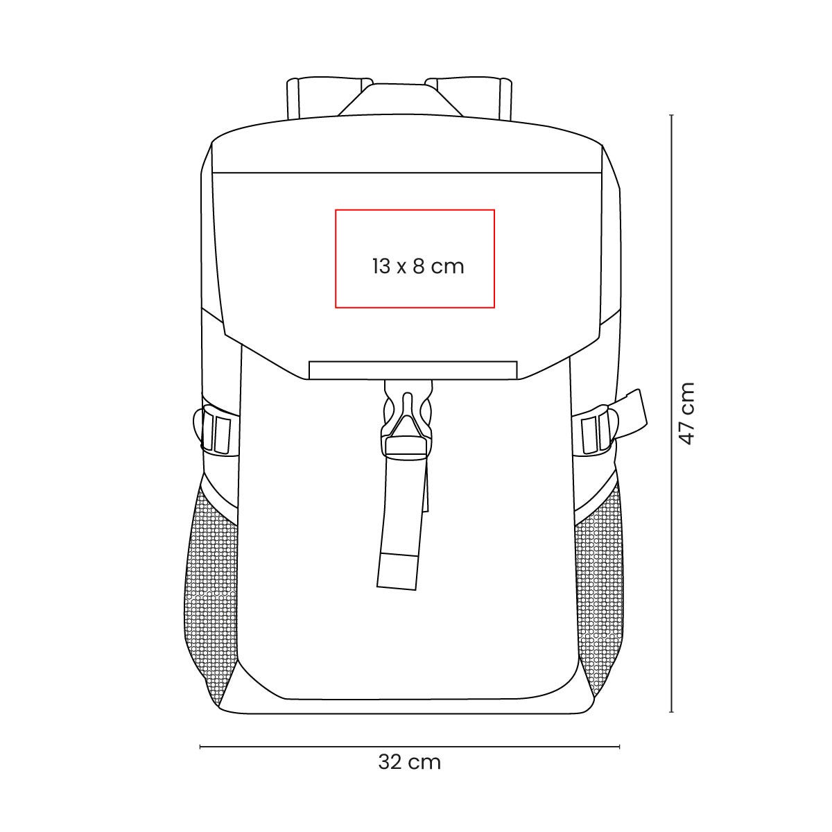 mochila iker personalizada con logo de empresa