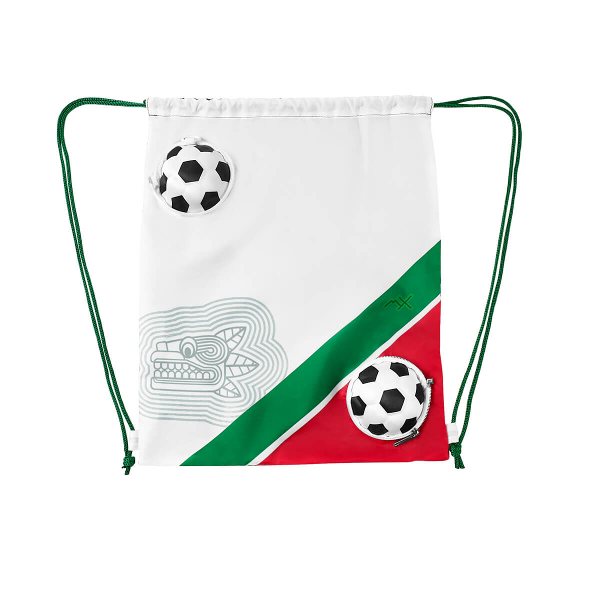 bolsa-mochila mágica soccer personalizada con logo de empresa