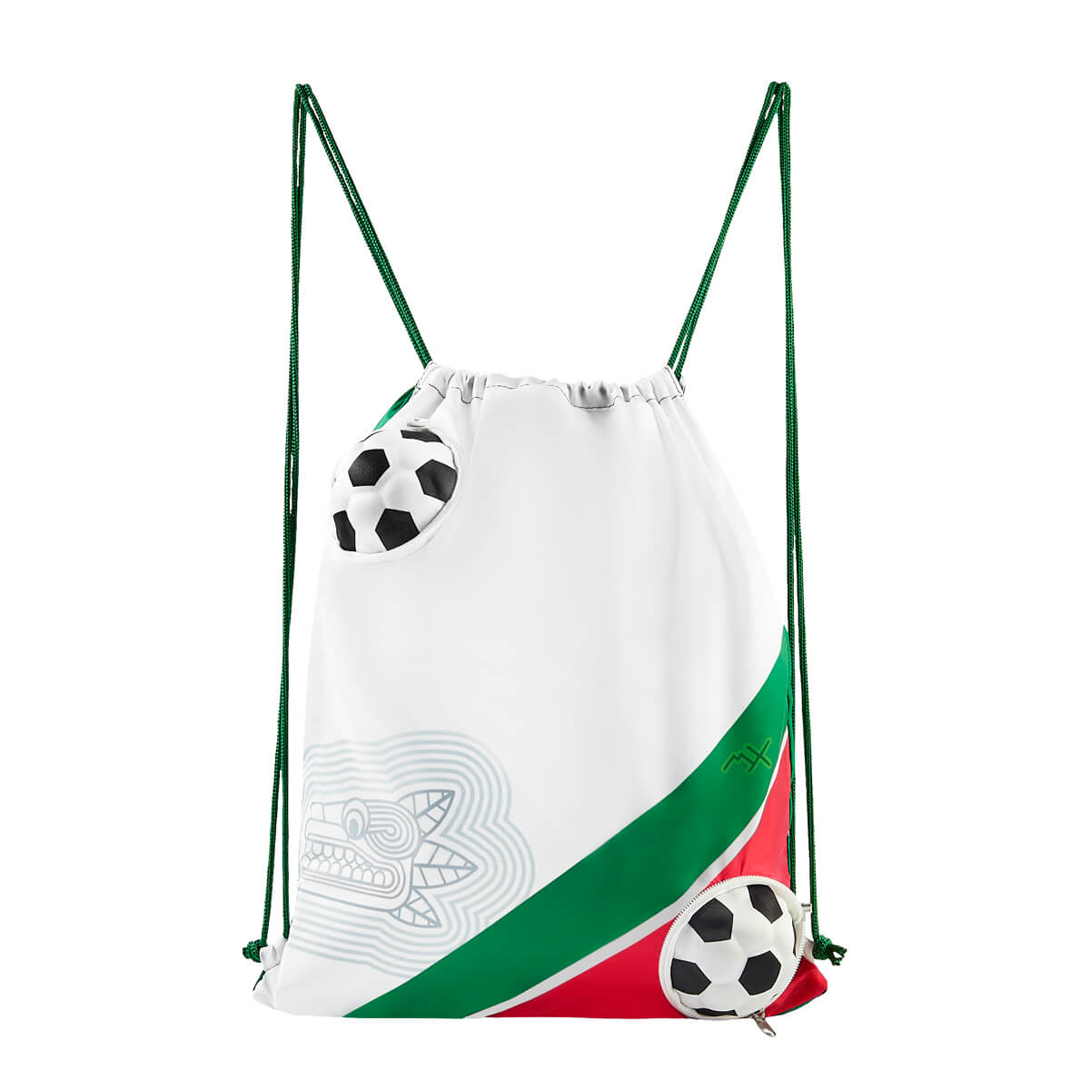 bolsa-mochila mágica soccer personalizada con logo de empresa