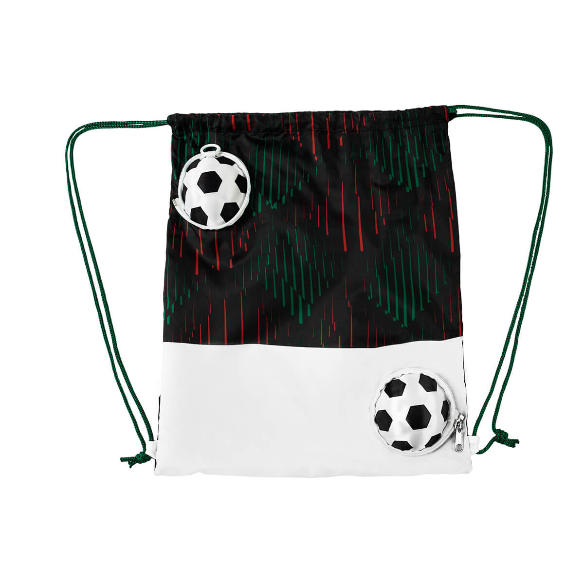 bolsa-mochila mágica soccer personalizada con logo de empresa