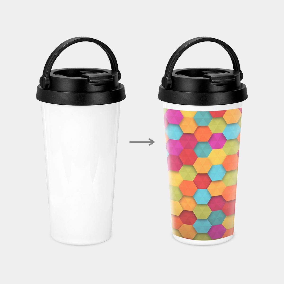 termo para sublimar husey personalizada con logo de empresa