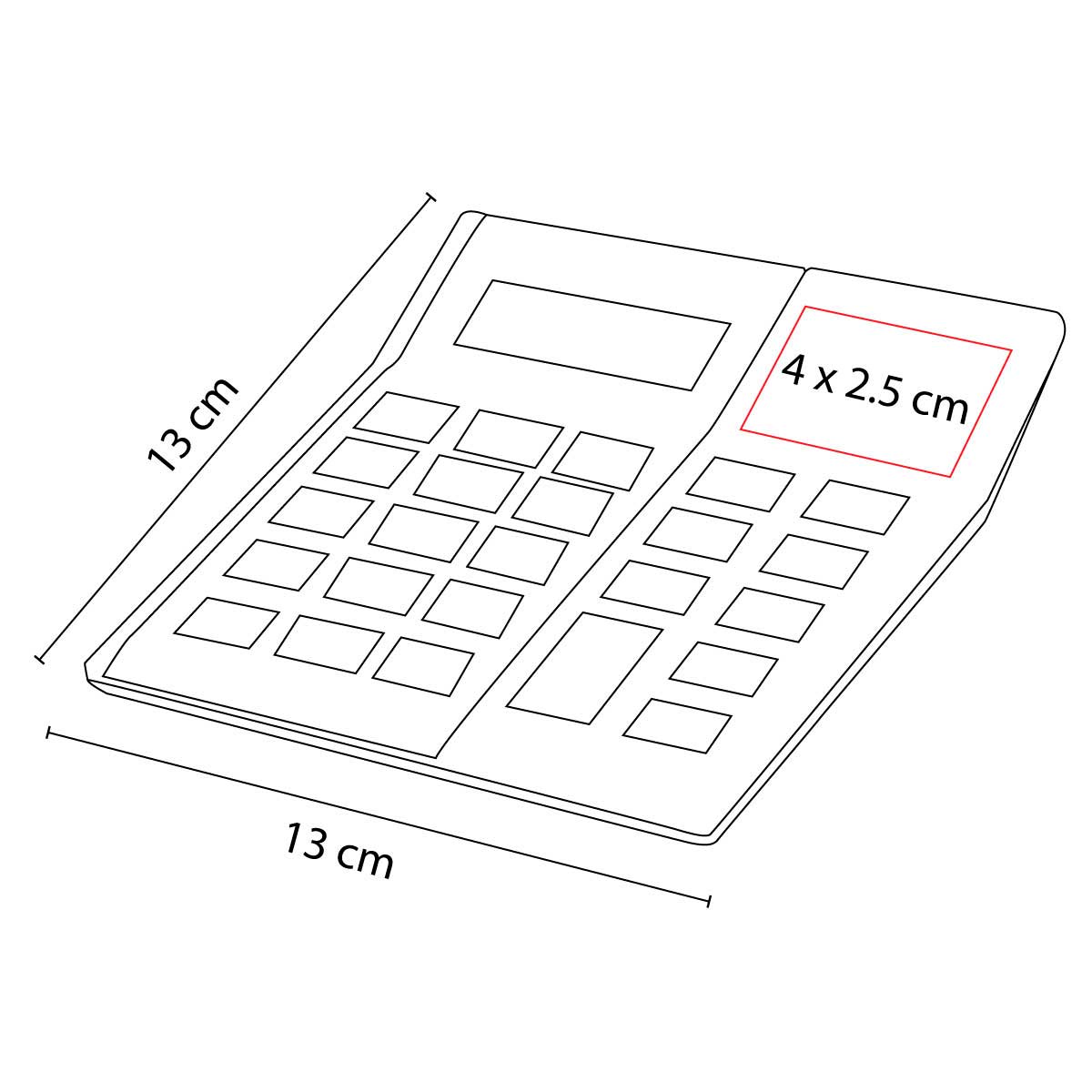 calculadora max personalizada con logo de empresa