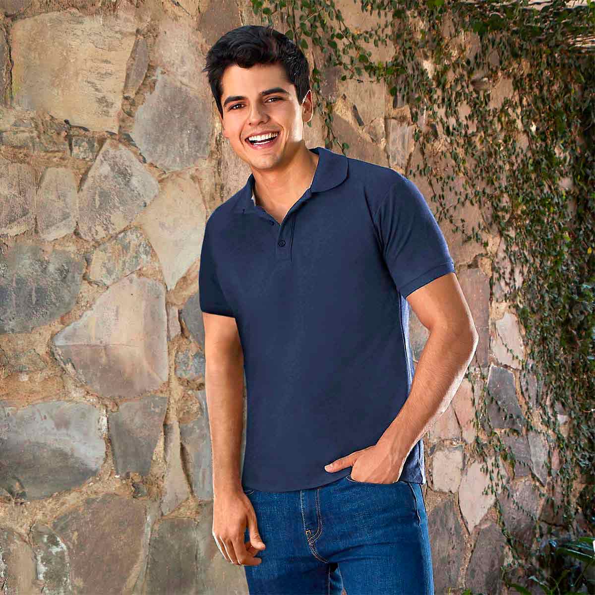 playera polo lutry personalizada con logo de empresa