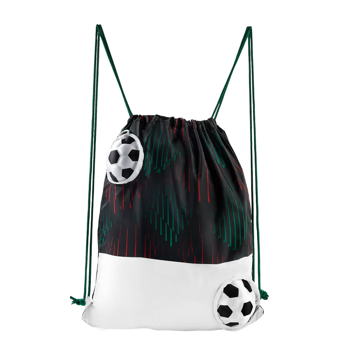 bolsa-mochila mágica soccer personalizada con logo de empresa