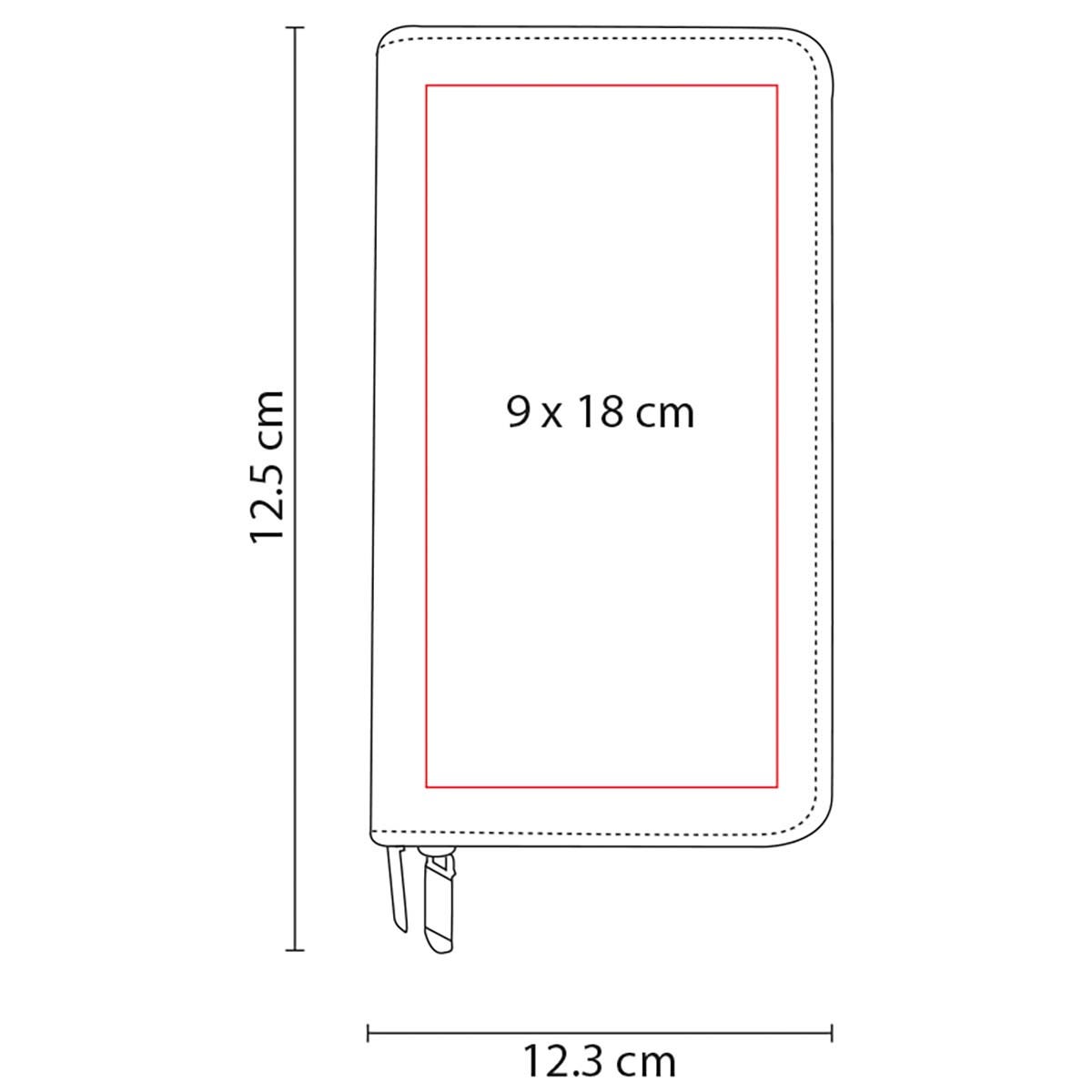 porta pasaporte wally personalizada con logo de empresa