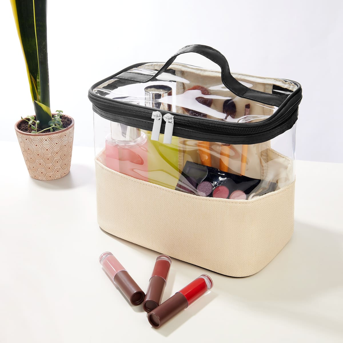 cosmetiquera kewa personalizada con logo de empresa
