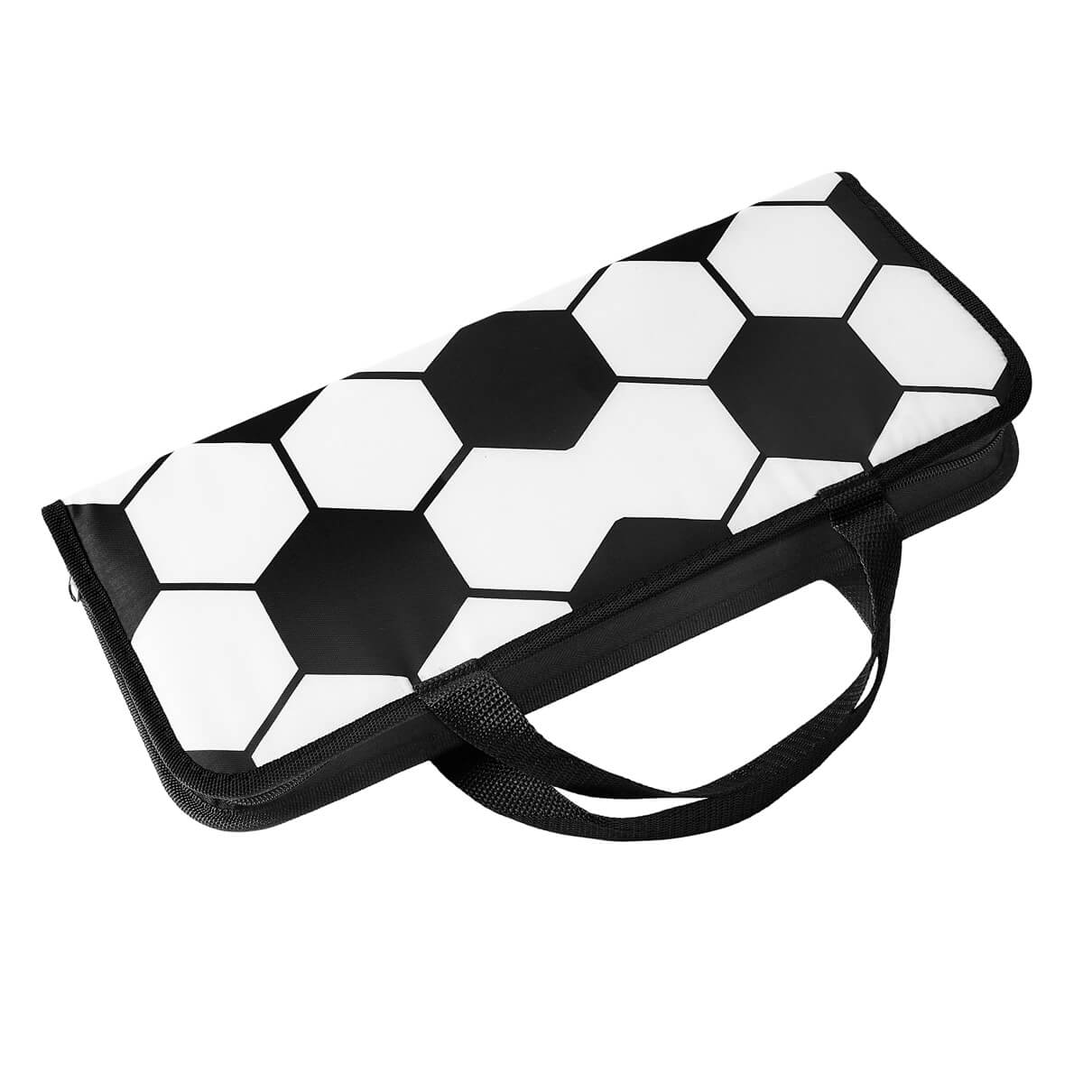 set de bbq soccer personalizada con logo de empresa