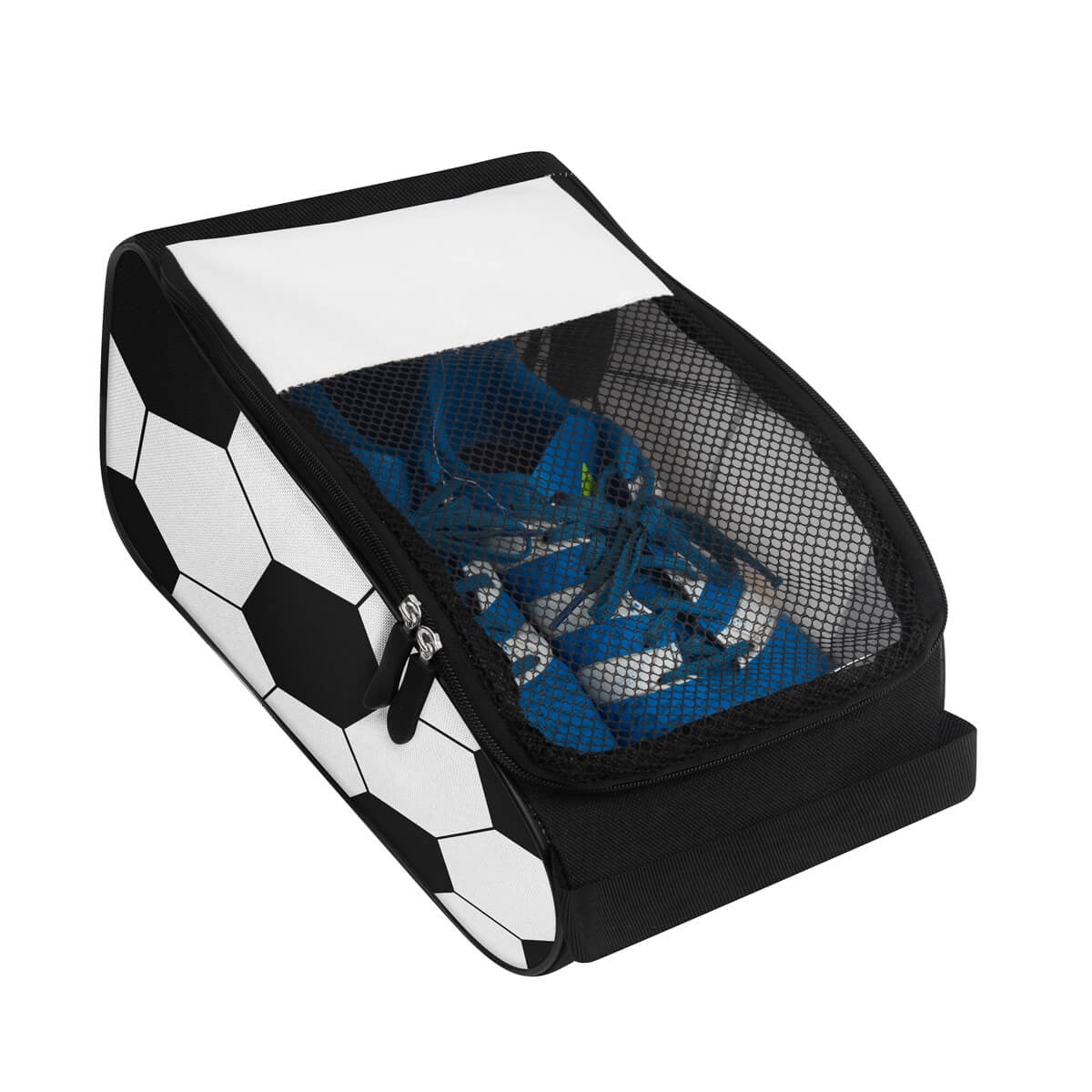 zapatera soccer personalizada con logo de empresa