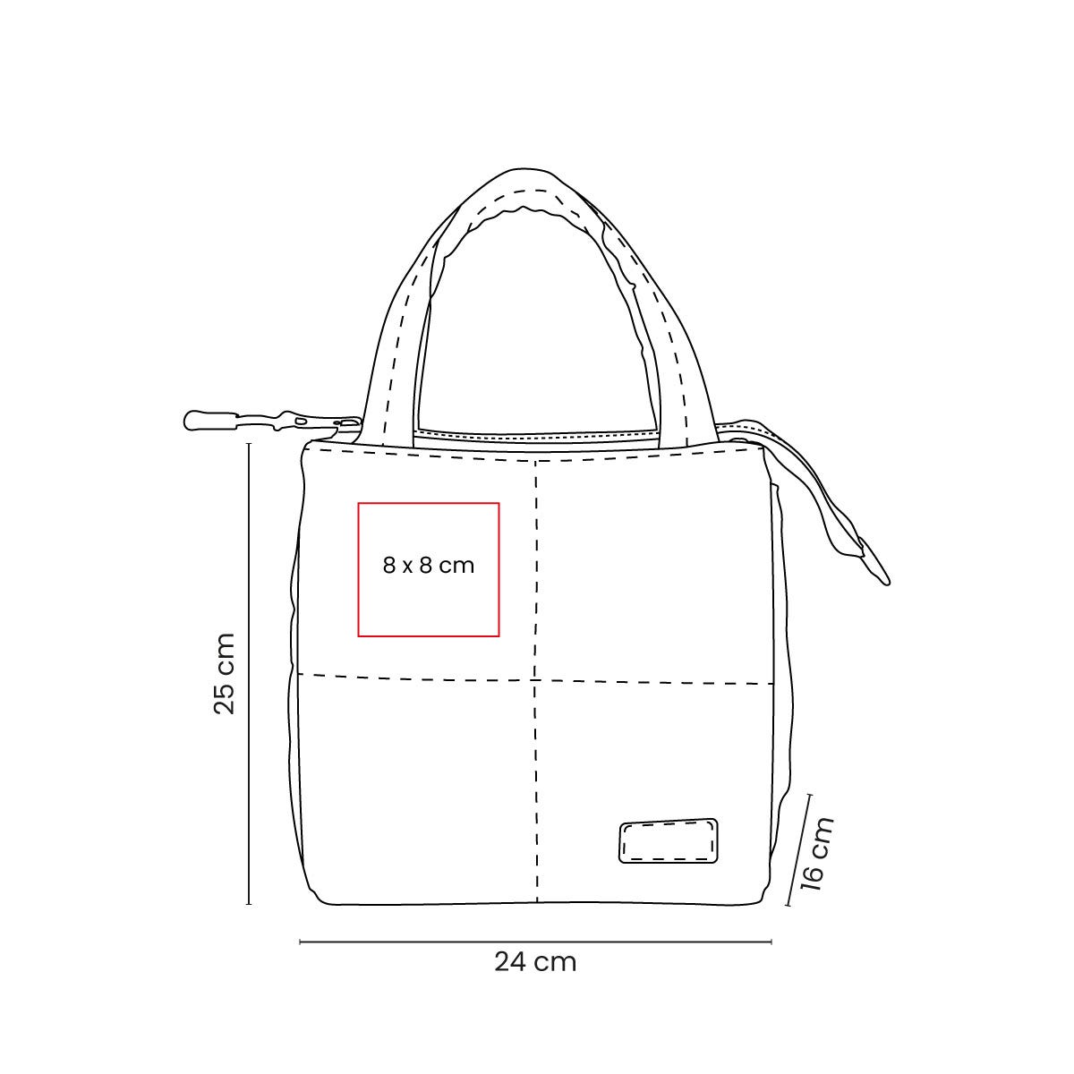 lonchera padi personalizada con logo de empresa