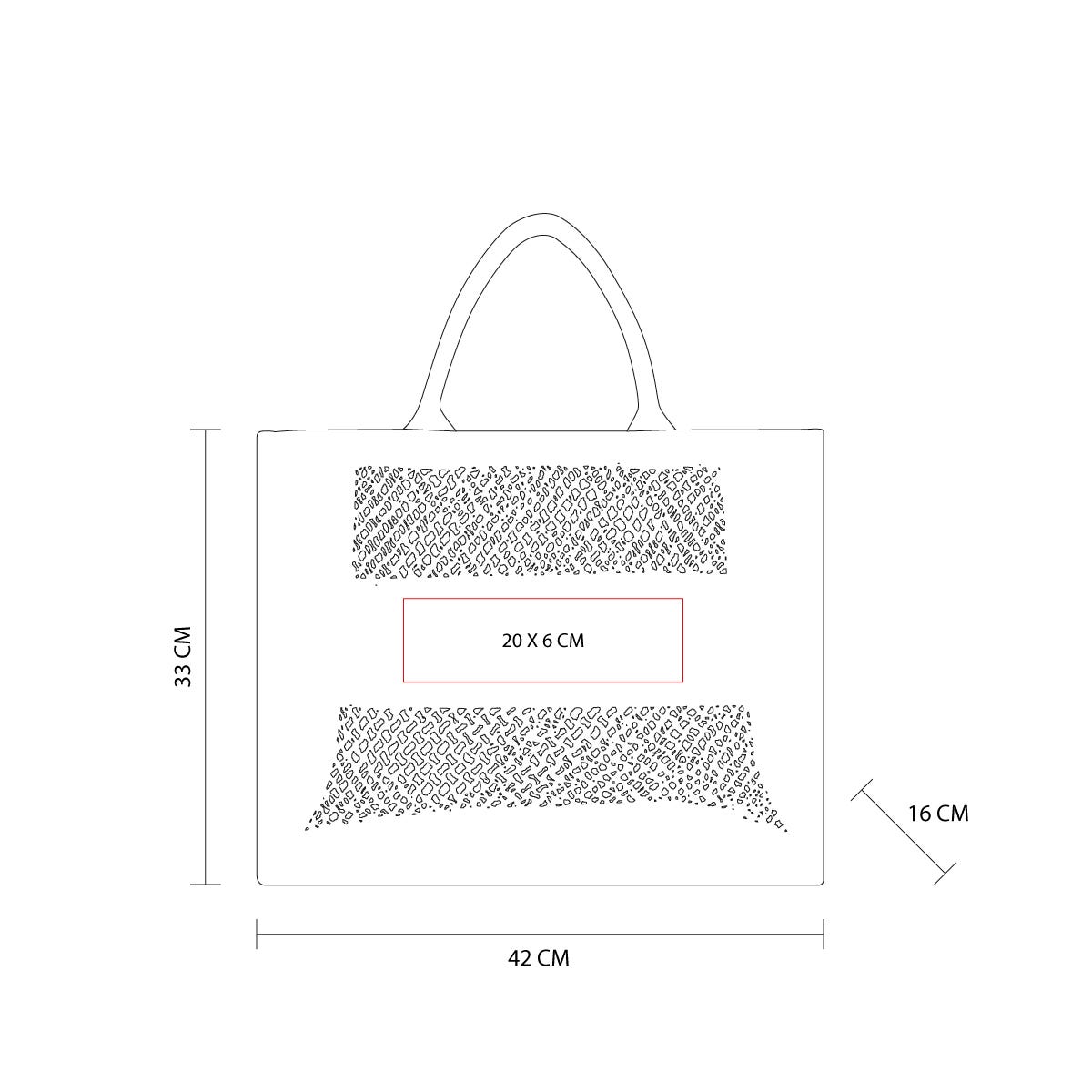 bolsa antonela personalizada con logo de empresa