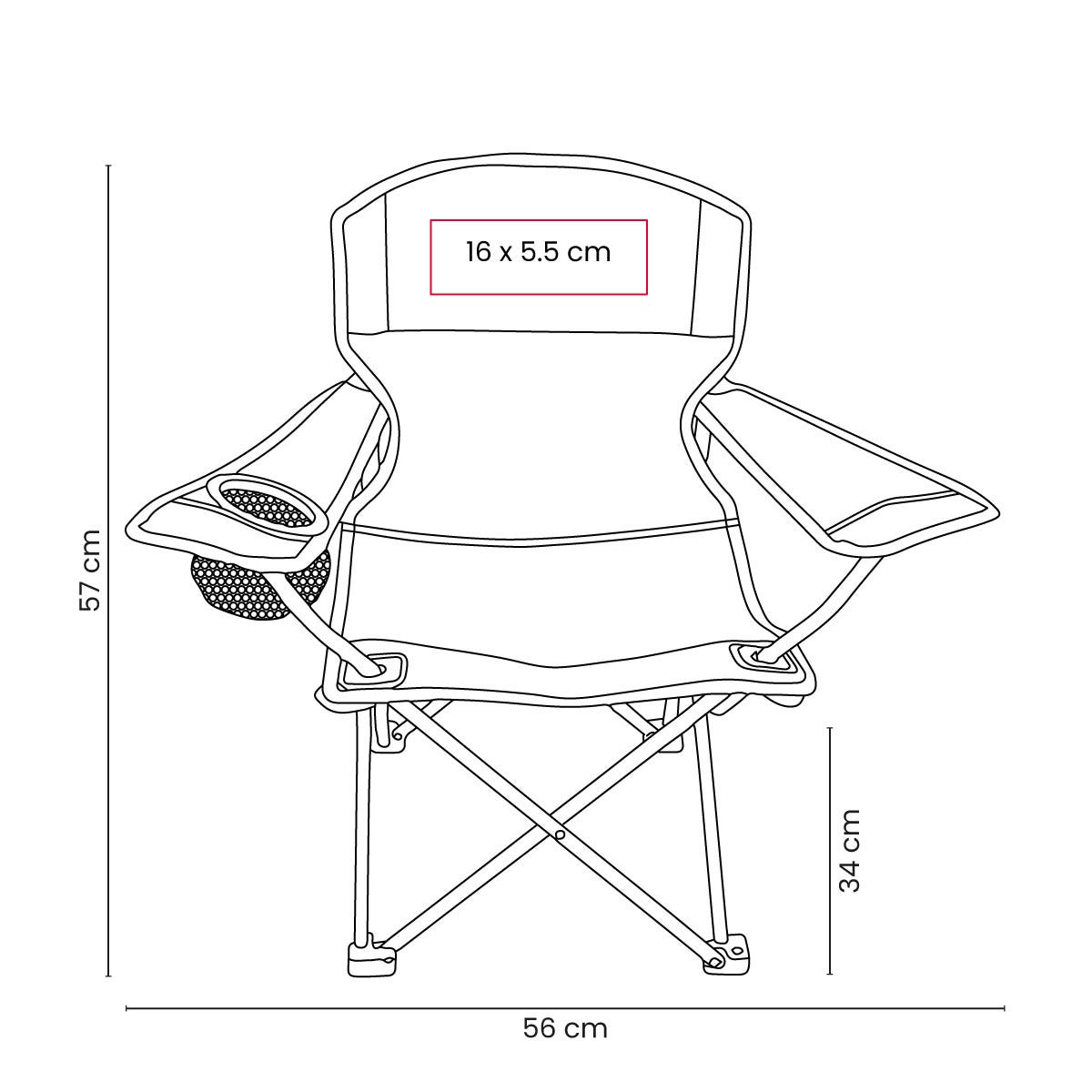 silla infantil zuni personalizada con logo de empresa