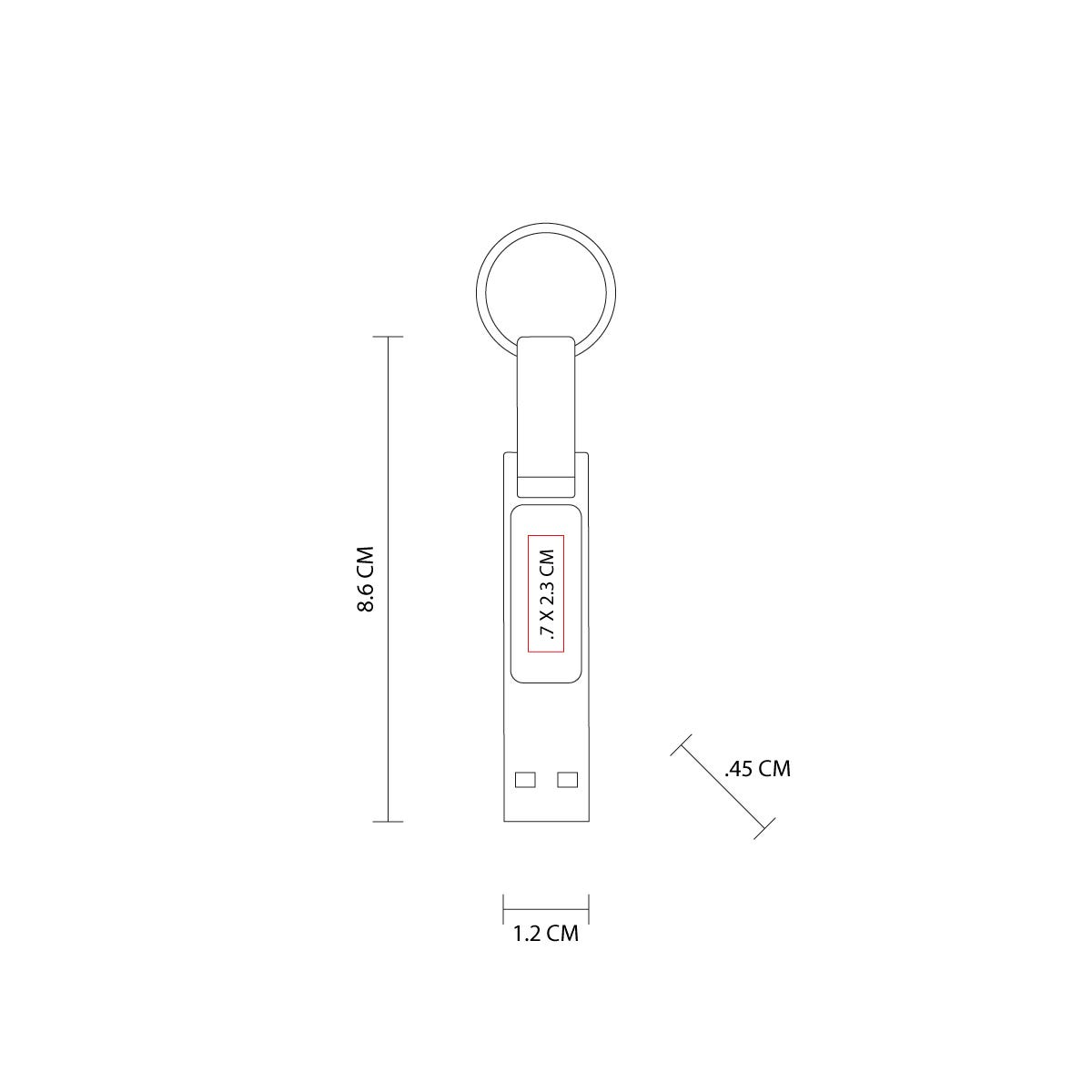usb júpiter 16 gb personalizada con logo de empresa