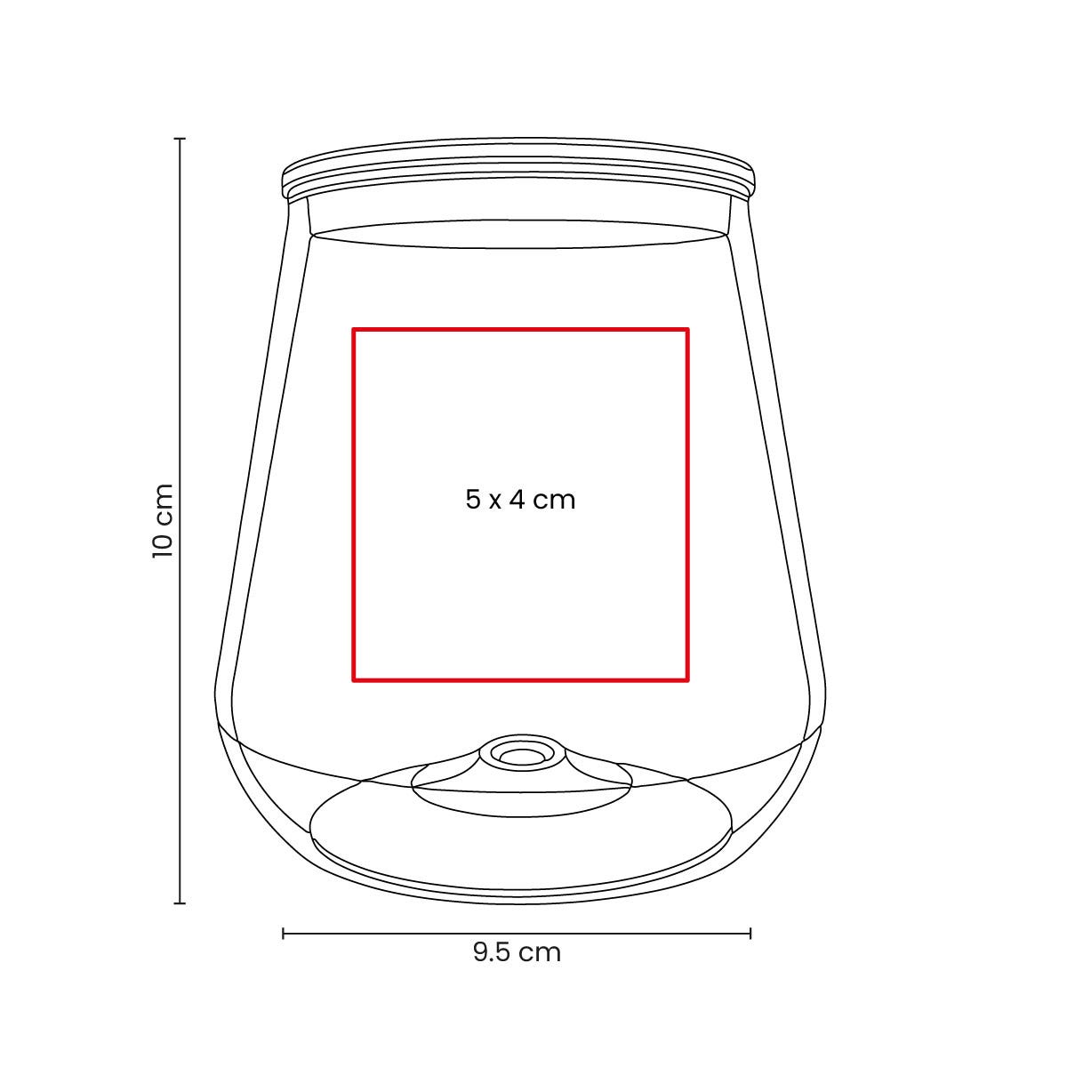 vaso clink personalizada con logo de empresa