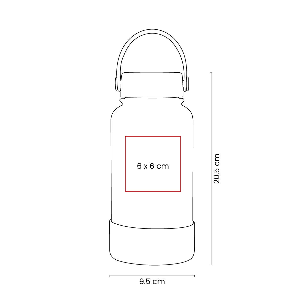 termo dugme personalizada con logo de empresa
