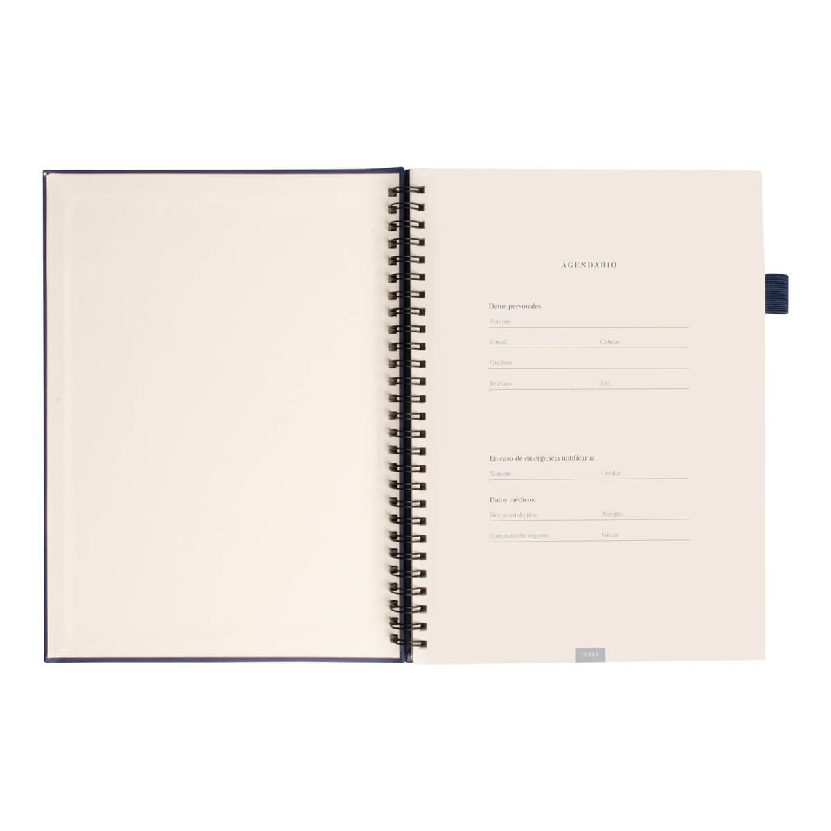 libreta agendario borges personalizada con logo de empresa