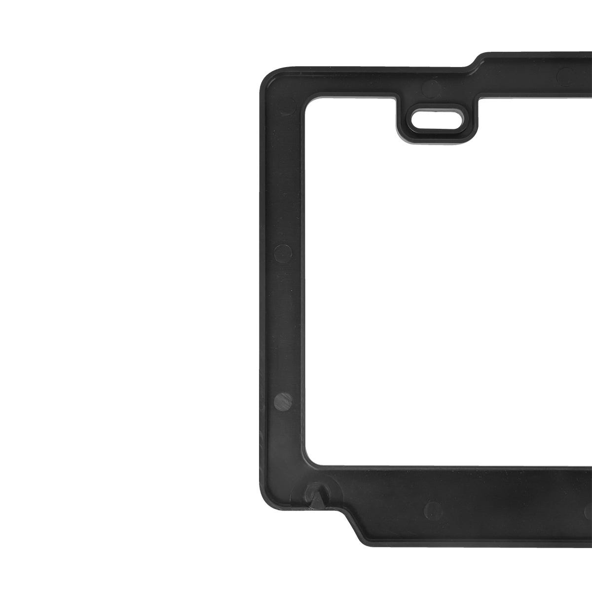 porta placa varek personalizada con logo de empresa
