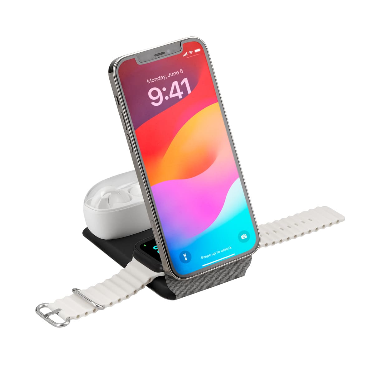 multicargador inalámbrico pluggy personalizada con logo de empresa