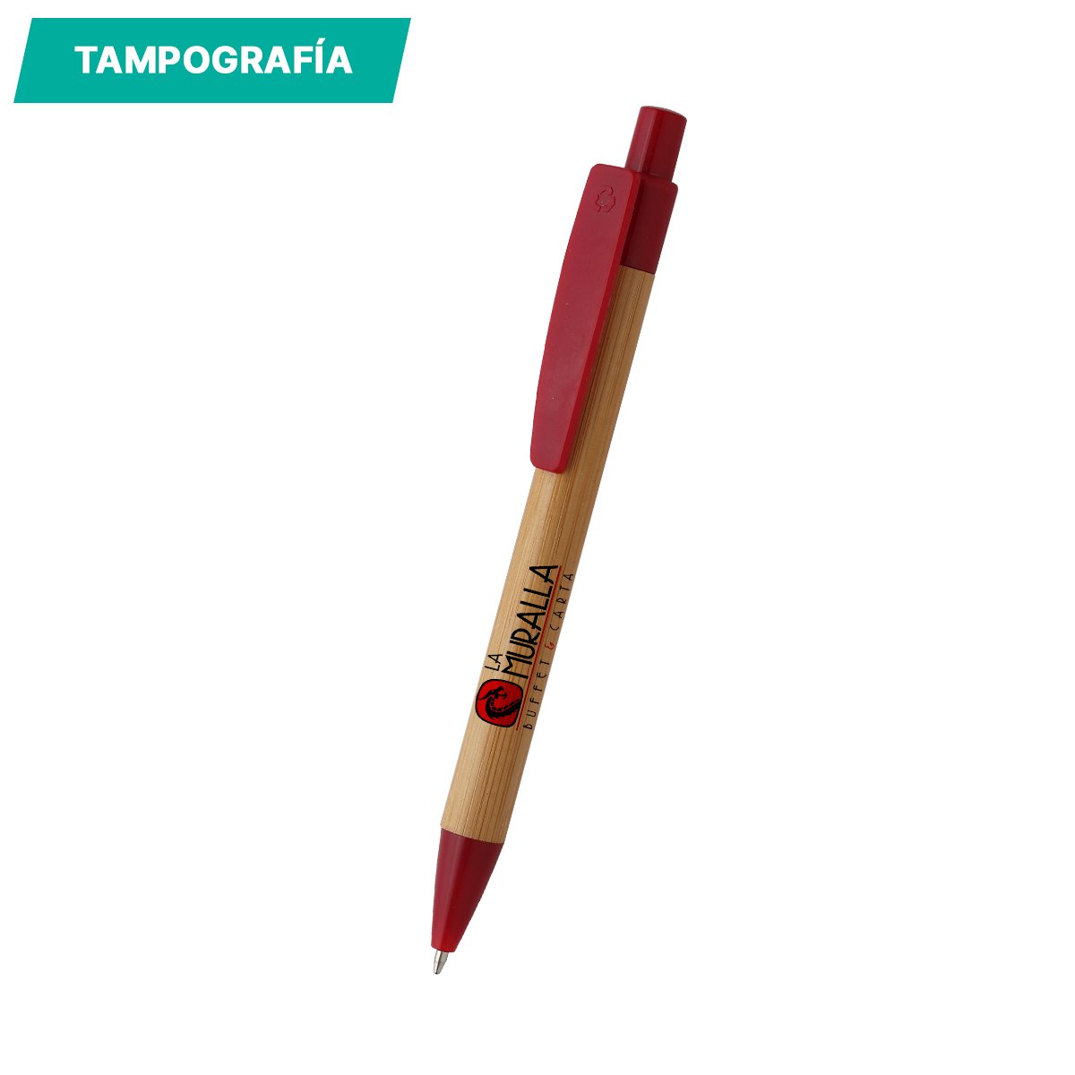 Bolígrafo De Bambú Malaga para regalos corporativos