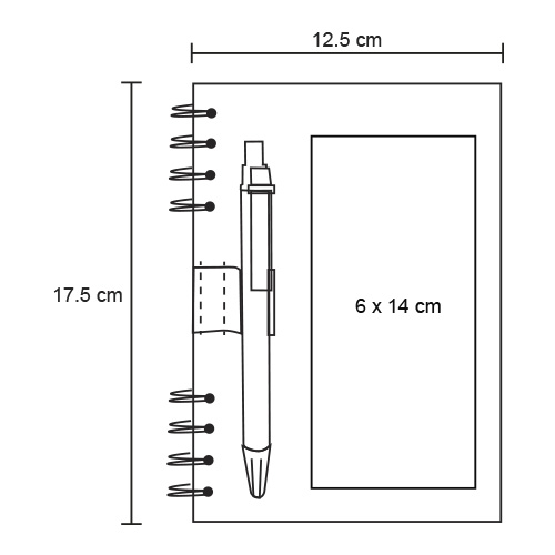 Libreta Ecológica Ónix - regalo corporativo