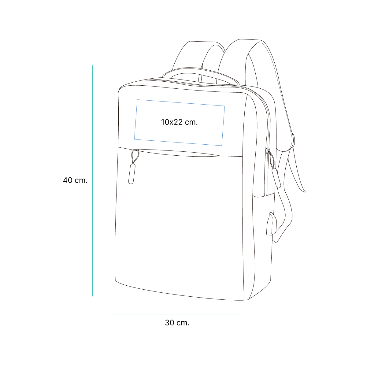 Backpack Rayyán para regalos corporativos
